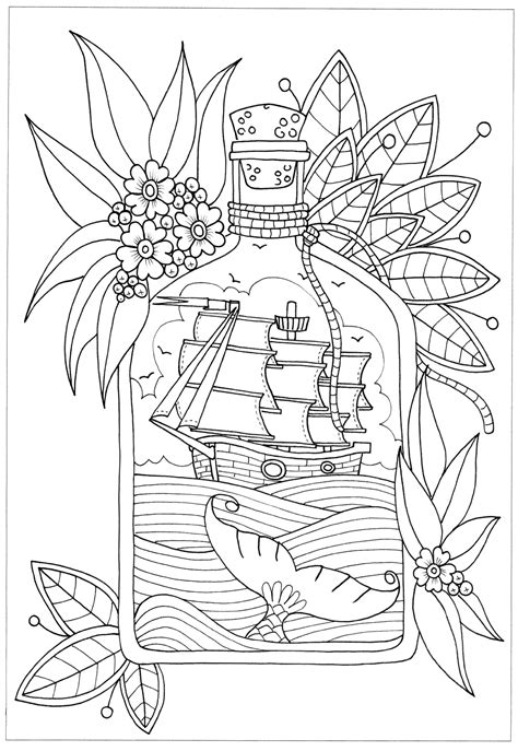 printable pirate color pages  activity