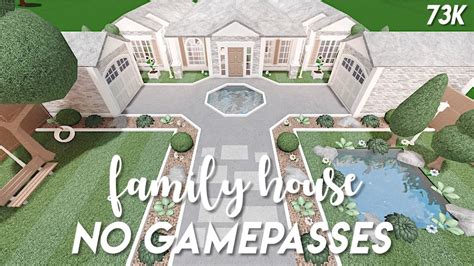 bloxburg family house  story  gamepass layout draw uber