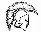 Spartan Helmet Sketch Drawing Vector Turn Into Greek Draw Photoshop Step Illustrator Techniques Getdrawings Sketches sketch template