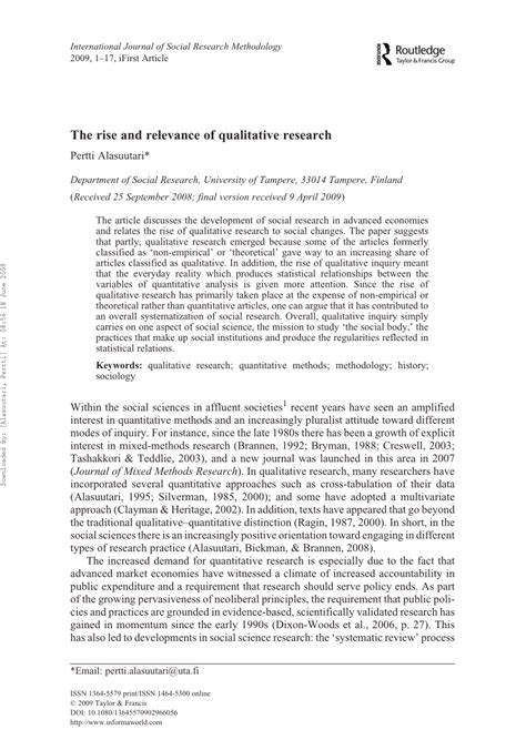 qualitative research paper   review   published