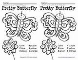 Butterfly Color Number Printable Numbers Coloring Pages Colouring Worksheets Cycle Gavin Maria Teacherspayteachers 5k Followers Life Kindergarten Choose Board Sheets sketch template