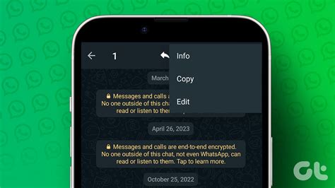 edit  whatsapp message guiding tech