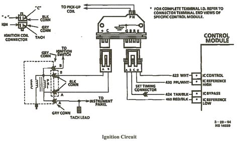 chevy  wiring diagram  distributor hustlerinspire