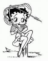Coloring Betty Boop Pages Printable Adult Book Cartoon Cartoons Print Template Halloween Imagenes Disney Sheets sketch template
