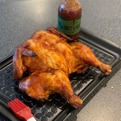 traeger spatchcock bbq chicken recipe tasted better than it looks