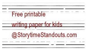 printable writing paper  kids interlined paper  holidays