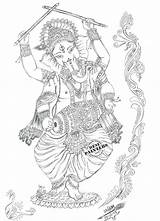 Ganesh Ganesha Desipainters Ji sketch template
