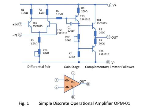 op amp schematic wiring diagram  schematics