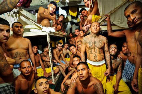 In El Salvador Prisons Packed To The Bars The New York Times