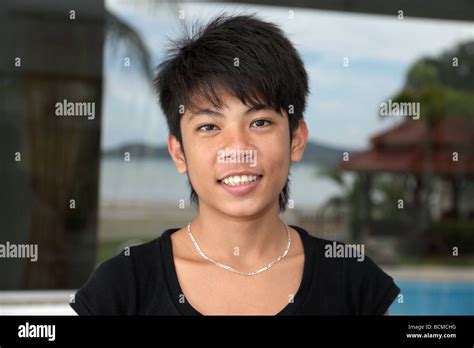 feminine  thai guy thailand stock photo alamy