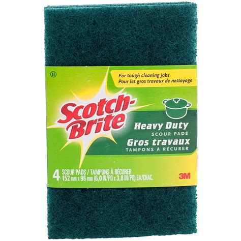 scotch brite scour pads heavy duty green pk grand toy