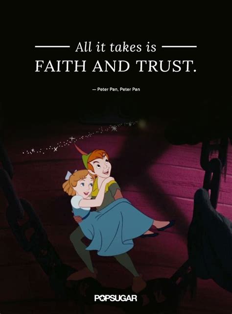 all it takes is faith and trust best disney quotes