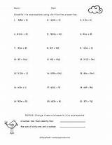 Algebraic Simplifying Expressions Worksheet Expression Mowing Simplification Fractions Calculate Ratios Distributive Using Simplified sketch template