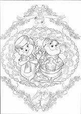 Coloring Pages Rescuers Disney Mandala Easy Grayscale Comments Coloriage Princess sketch template