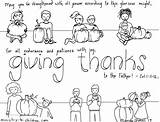 Thankful Religious Harvest Christian sketch template