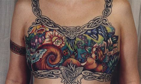 Photo Of Breast Cancer Survivor S Tattooed Chest Is Shared By Thousands