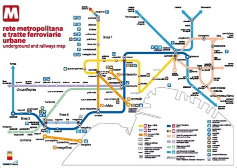 naples metro map