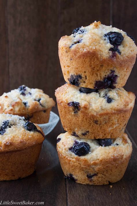 blueberry buttermilk muffins  sweet baker