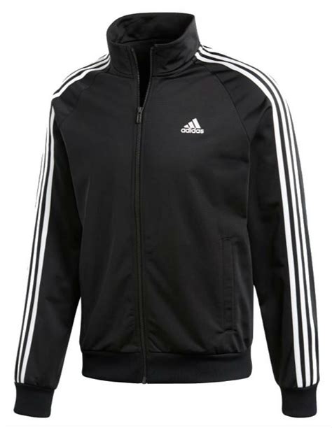 adidas mens collegiate essentials track jacket zip warm  suit black br sports diamond