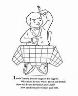 Coloring Little Nursery Rhymes Tommy Goose Mother Tucker Pages Quiz Bluebonkers Sheets Kids Template Print Boy Printable sketch template