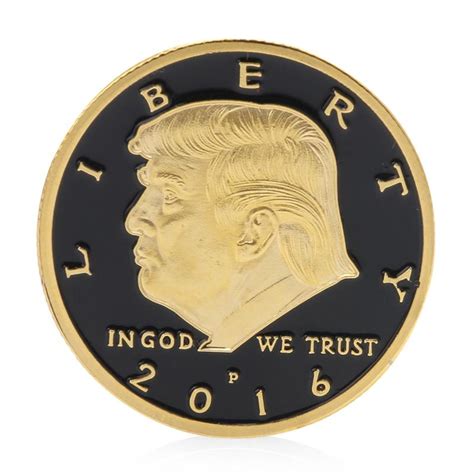 trump coin black  gold  donald trump store usa