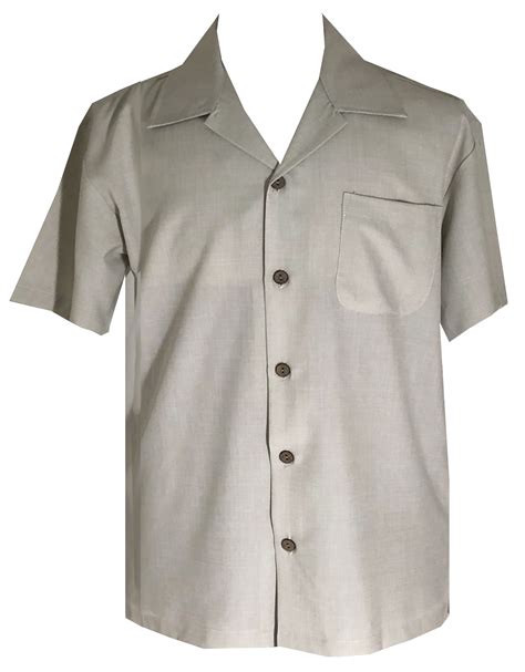 mens custom camp shirt soft button  bowling shirt