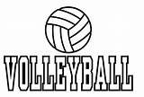 Volleyball Coloring Pages Print Clipartmag sketch template