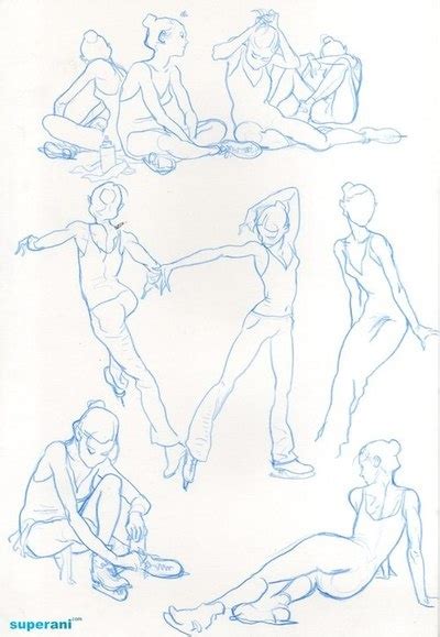 Kim Jung Gi Skater Figure Art Reference Drawings