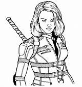 Widow Avengers Natasha Romanoff Angry Hawkeye sketch template