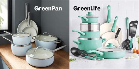 greenpan  greenlife cookware