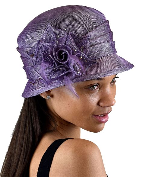 cc cc womens sinamay kentucky derby wedding church dress hat  violet walmartcom