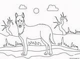 Dingo Pages Coloring Animal Simple Printable sketch template