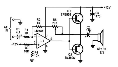 audiopoweramplifier amplifiercircuit circuit diagram seekiccom