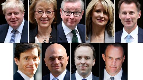 Ten Tory Candidates Vying To Succeed May In Brexit Dominated Uk