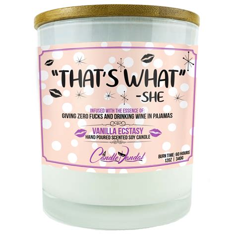 that s what she said candle funny and raunchy candles