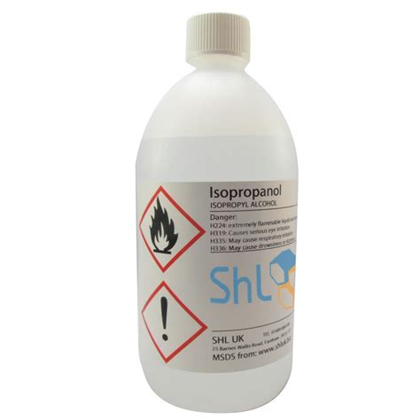 buy shl brand isopropanol ipa isopropyl alcohol  pure  litre
