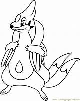 Floatzel Buizel Pokémon Coloringpages101 sketch template