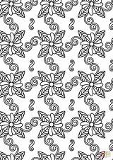 Coloring Pages Pattern Floral Patterns Geeksvgs sketch template