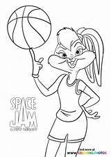 Coloring Lola Legacy Goon Looney Tunes Wet Lebron sketch template