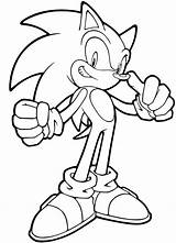 Sonic Coloring Games Pages Getcolorings sketch template