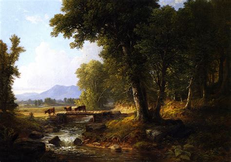 woodland landscape painting asher  durand oil paintings