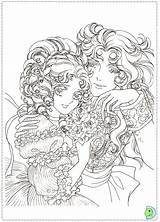 Lady Oscar Coloring Book Pages Lolita Vintage Manga Anime Rose Versailles Fashion Colouring Shojo sketch template