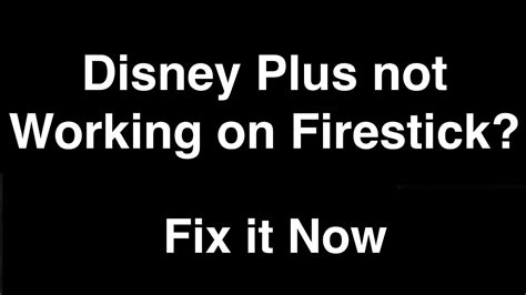 disney   working  firestick fix   youtube
