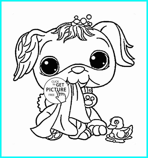 littlest pet shop puppy coloring pages bubakidscom