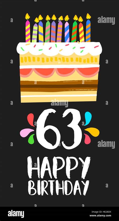 happy birthday number  greeting card  sixty  years  fun