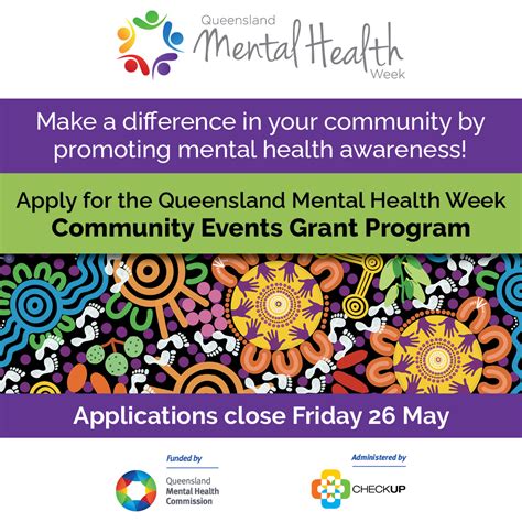 queensland mental health week grants   connect communities