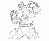 Fighter Coloring Street Pages Zangief Action Getcolorings Fujiwara Yumiko sketch template