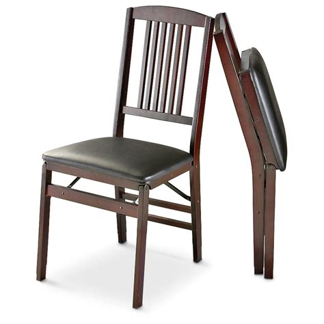 cosco wood mission folding chairs  kitchen dining stools