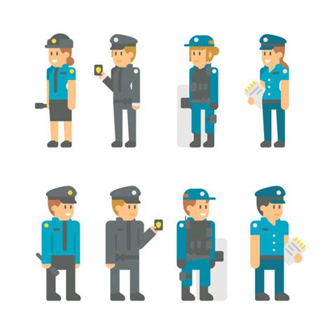 best policewoman illustrations royalty free vector
