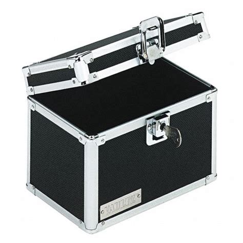 vaultz card file box whinged lid    height   width